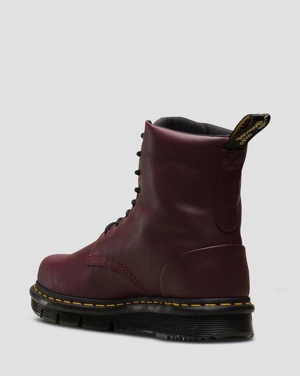 Dr Martens Pánské Kotníkové Boty Lexington Vínové, CZ-218479